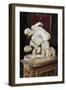 Ancient Statue of Wrestlers in Galleria Degli Uffizi-null-Framed Giclee Print