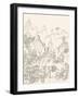 Ancient Steampunk Civilization.-RYGER-Framed Art Print