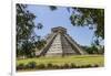 Ancient step pyramid Kukulkan at Chichen Itza, Mexico.-Jerry Ginsberg-Framed Photographic Print