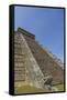 Ancient step pyramid Kukulkan at Chichen Itza, Mexico.-Jerry Ginsberg-Framed Stretched Canvas