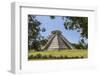 Ancient step pyramid Kukulkan at Chichen Itza, Mexico.-Jerry Ginsberg-Framed Photographic Print