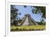 Ancient step pyramid Kukulkan at Chichen Itza, Mexico.-Jerry Ginsberg-Framed Photographic Print