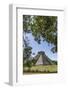 Ancient step pyramid Kukulkan at Chichen Itza, Mexico.-Jerry Ginsberg-Framed Photographic Print