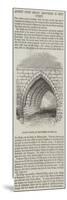 Ancient Stone Bridge Discovered in Kent Street-null-Mounted Giclee Print