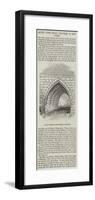 Ancient Stone Bridge Discovered in Kent Street-null-Framed Giclee Print