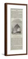 Ancient Stone Bridge Discovered in Kent Street-null-Framed Giclee Print