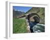 Ancient Stone Bridge over a River in the La Malana District in the Pyrenees in Andorra, Europe-Jeremy Bright-Framed Photographic Print