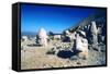 Ancient Stone Heads, Mount Nemrut, Adiyaman, Turkey-Vivienne Sharp-Framed Stretched Canvas