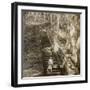 Ancient Stone Stairway Up the Hill to the Tomb of Shogun Ieyasu, Nikko, Japan, 1904-Underwood & Underwood-Framed Photographic Print