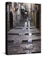 Ancient Street in the Old Town, Jerusalem, Israel-Keren Su-Stretched Canvas