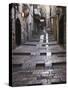 Ancient Street in the Old Town, Jerusalem, Israel-Keren Su-Stretched Canvas