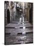 Ancient Street in the Old Town, Jerusalem, Israel-Keren Su-Stretched Canvas