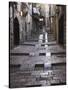 Ancient Street in the Old Town, Jerusalem, Israel-Keren Su-Stretched Canvas