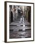 Ancient Street in the Old Town, Jerusalem, Israel-Keren Su-Framed Premium Photographic Print