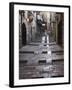 Ancient Street in the Old Town, Jerusalem, Israel-Keren Su-Framed Premium Photographic Print