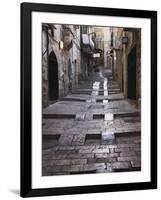 Ancient Street in the Old Town, Jerusalem, Israel-Keren Su-Framed Photographic Print