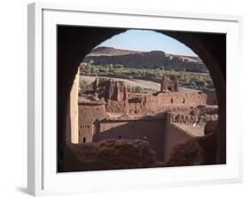 Ancient Structure in Ait Ben Hadou, Morocco-David H. Wells-Framed Photographic Print