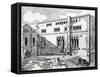 Ancient Synagogue at Metz-null-Framed Stretched Canvas