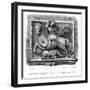 Ancient Tablet, Near Holborn Bridge, London, 19th Century-James Tingle-Framed Giclee Print