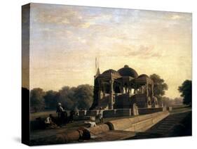 Ancient Temple at Hulwud, 1826-William Frederick Witherington-Stretched Canvas