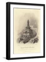 Ancient Temple at Kunkhul-David Roberts-Framed Giclee Print