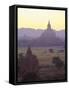 Ancient Temples and Pagodas at Dusk, Bagan (Pagan), Myanmar (Burma)-Gavin Hellier-Framed Stretched Canvas