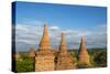 Ancient Temples and Pagodas, Bagan, Mandalay Region, Myanmar-Keren Su-Stretched Canvas