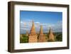 Ancient Temples and Pagodas, Bagan, Mandalay Region, Myanmar-Keren Su-Framed Photographic Print