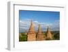 Ancient Temples and Pagodas, Bagan, Mandalay Region, Myanmar-Keren Su-Framed Photographic Print