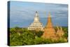 Ancient temples and pagodas, Bagan, Mandalay Region, Myanmar-Keren Su-Stretched Canvas