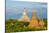 Ancient temples and pagodas, Bagan, Mandalay Region, Myanmar-Keren Su-Stretched Canvas