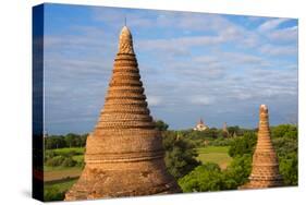 Ancient temples and pagodas, Bagan, Mandalay Region, Myanmar-Keren Su-Stretched Canvas