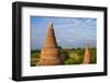 Ancient temples and pagodas, Bagan, Mandalay Region, Myanmar-Keren Su-Framed Photographic Print