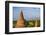 Ancient temples and pagodas, Bagan, Mandalay Region, Myanmar-Keren Su-Framed Photographic Print