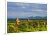 Ancient temples and pagodas, Bagan, Mandalay Region, Myanmar-Keren Su-Framed Photographic Print