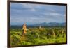 Ancient temples and pagodas, Bagan, Mandalay Region, Myanmar-Keren Su-Framed Photographic Print