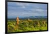 Ancient temples and pagodas, Bagan, Mandalay Region, Myanmar-Keren Su-Framed Photographic Print