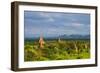 Ancient temples and pagodas, Bagan, Mandalay Region, Myanmar-Keren Su-Framed Photographic Print