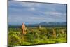 Ancient temples and pagodas, Bagan, Mandalay Region, Myanmar-Keren Su-Mounted Photographic Print