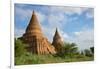 Ancient temples and pagodas, Bagan, Mandalay Region, Myanmar-Keren Su-Framed Photographic Print