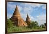 Ancient temples and pagodas, Bagan, Mandalay Region, Myanmar-Keren Su-Framed Photographic Print