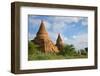 Ancient temples and pagodas, Bagan, Mandalay Region, Myanmar-Keren Su-Framed Photographic Print