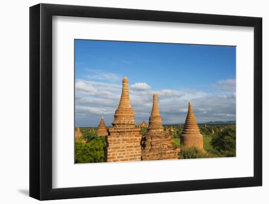 Ancient temples and pagodas, Bagan, Mandalay Region, Myanmar-Keren Su-Framed Photographic Print