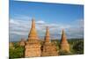 Ancient temples and pagodas, Bagan, Mandalay Region, Myanmar-Keren Su-Mounted Premium Photographic Print