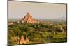 Ancient Temples in Bagan, Myanmar-boonsom-Mounted Photographic Print