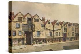 'Ancient Tenements in Bermondsey Street', Bermondsey, London, 1886 (1926)-John Crowther-Stretched Canvas