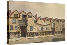 'Ancient Tenements in Bermondsey Street', Bermondsey, London, 1886 (1926)-John Crowther-Stretched Canvas