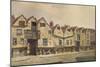 'Ancient Tenements in Bermondsey Street', Bermondsey, London, 1886 (1926)-John Crowther-Mounted Giclee Print