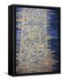Ancient Tiled Wall with Babylonic Characters-Hofmeester-Framed Stretched Canvas