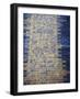 Ancient Tiled Wall with Babylonic Characters-Hofmeester-Framed Photographic Print
